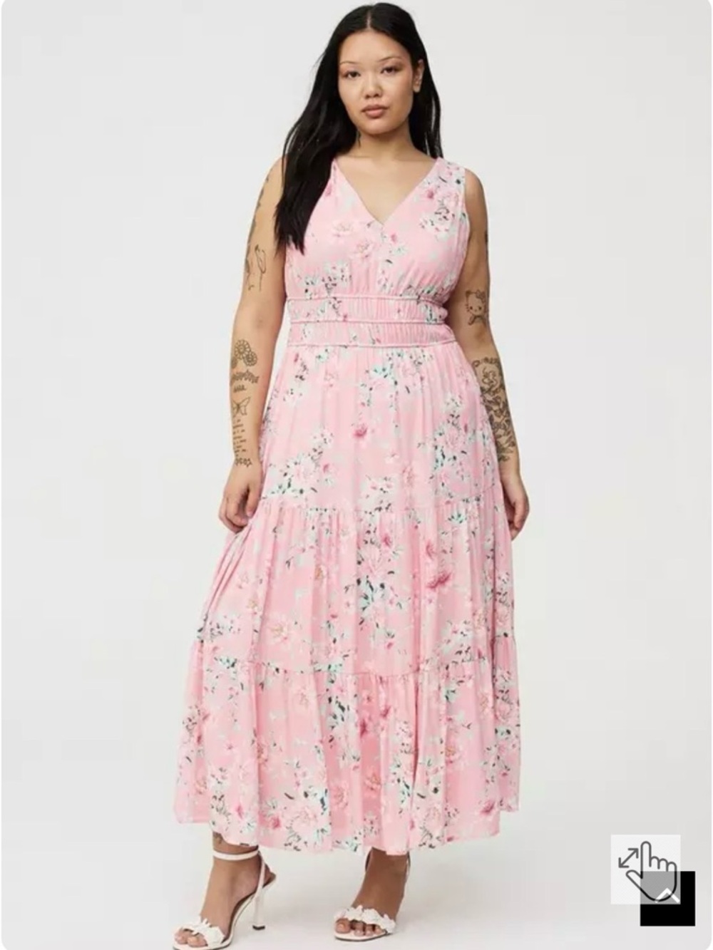 Torrid Tiered Gauze Maxi Dress